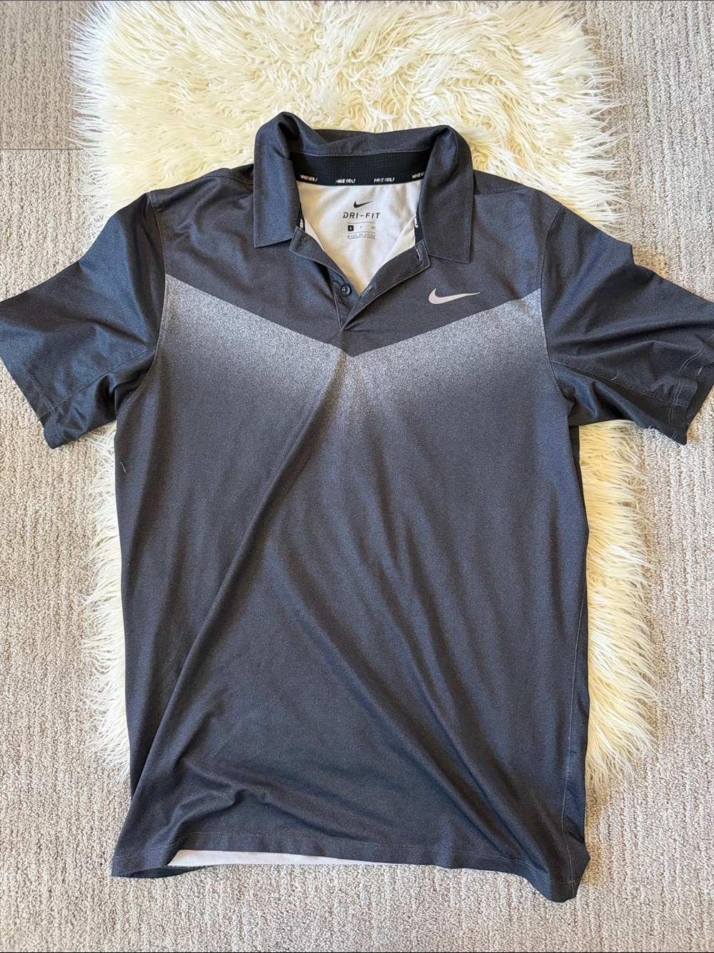 Nike Golf Dri-Fit Polo Grey